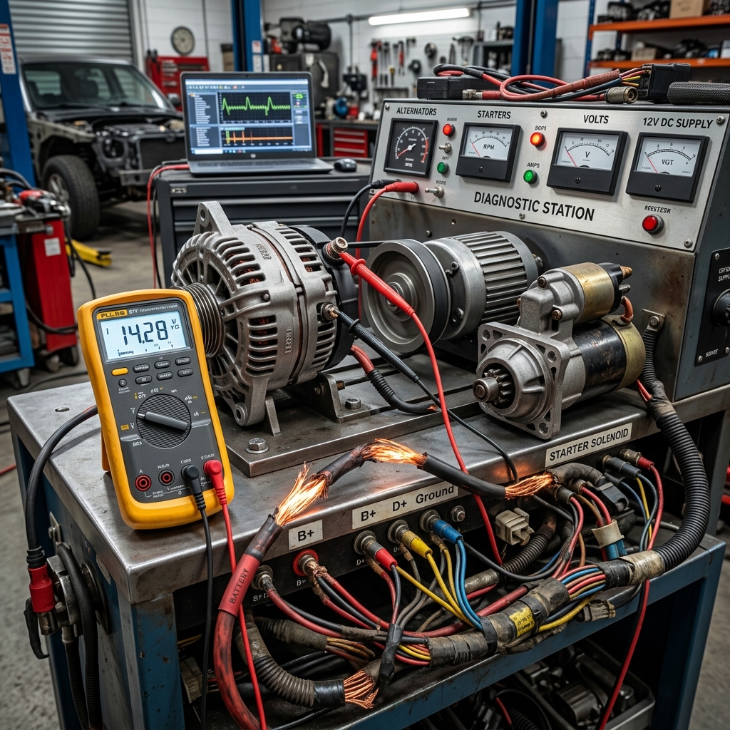Dynamo Starter Auto Electrical Repair Riyadh